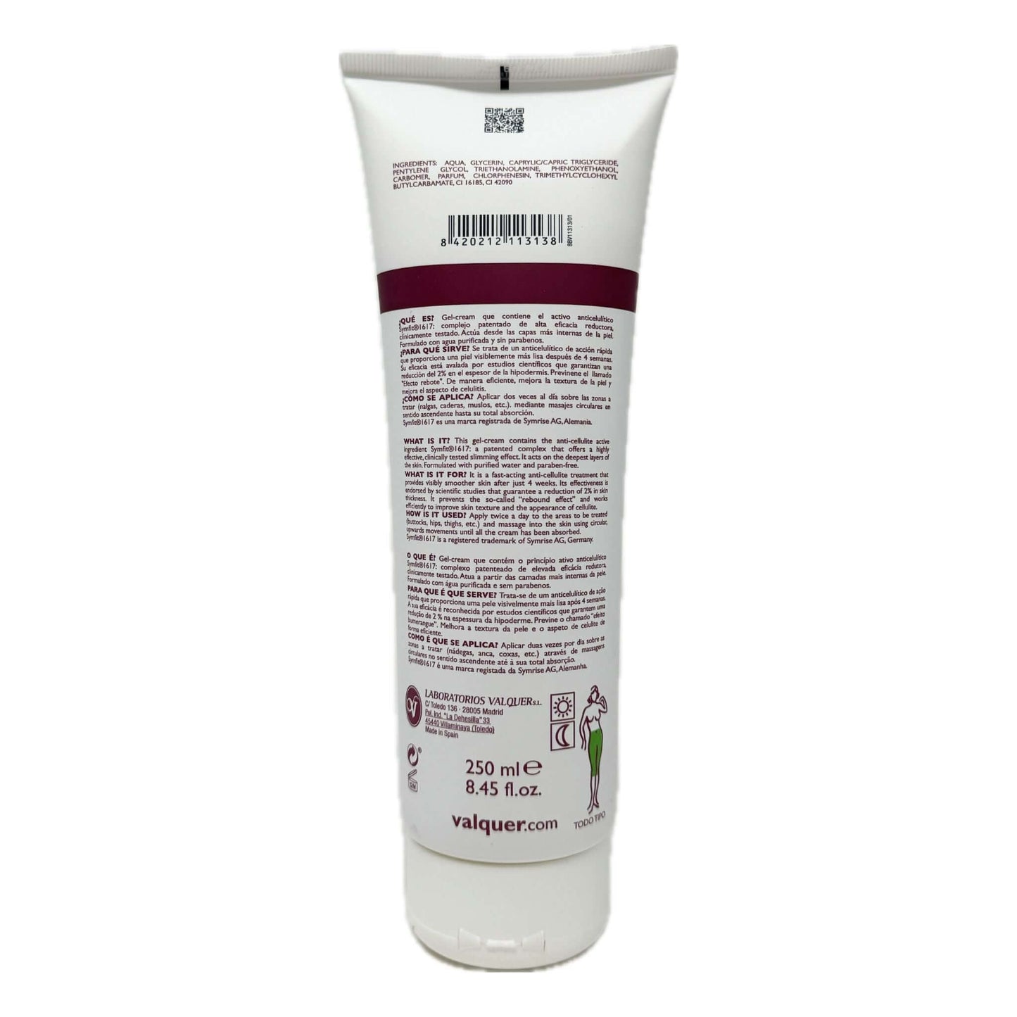 Gel-Cream reductora adelgazante - 250 ml