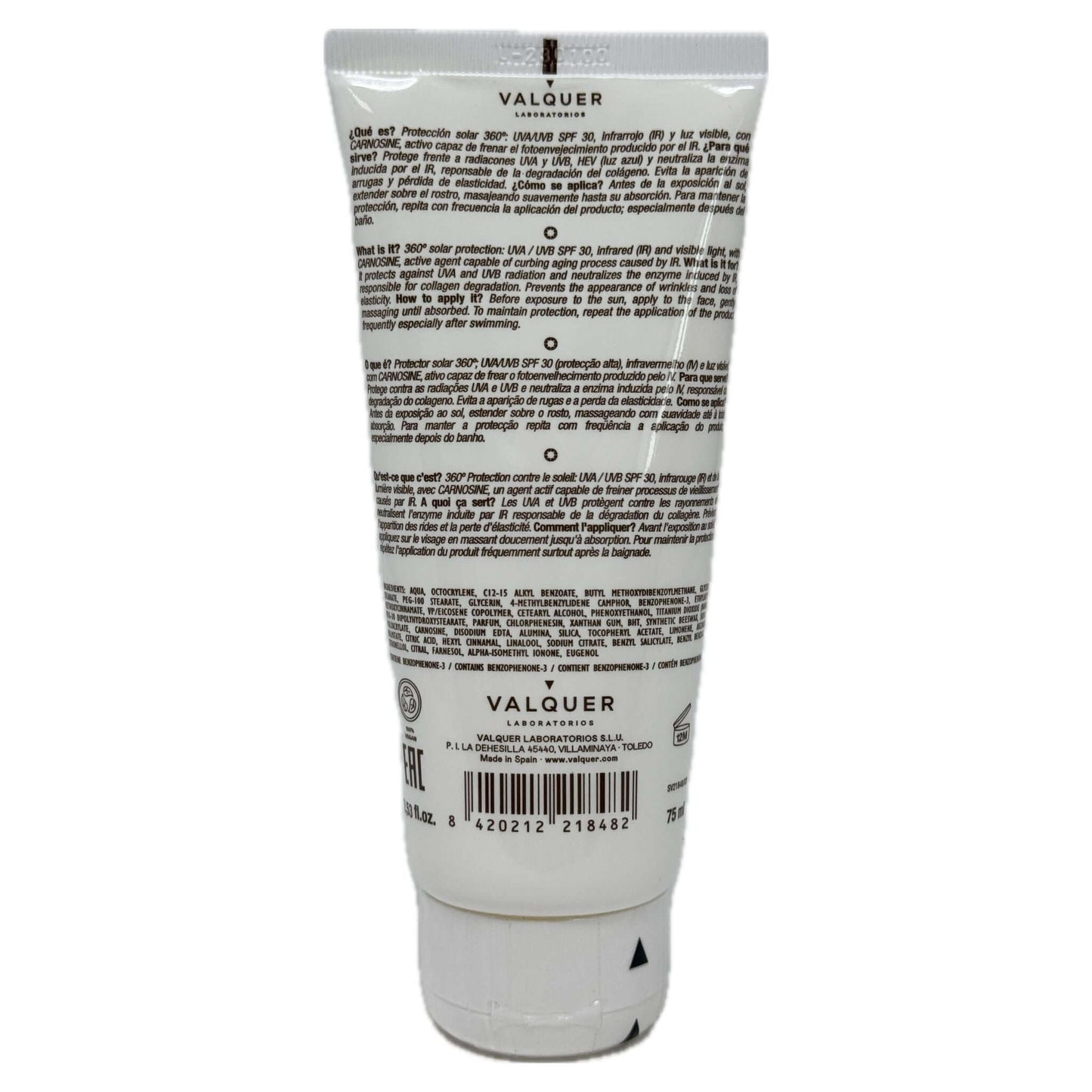 Crema solar facial 360º SPF 30 - 75 ml