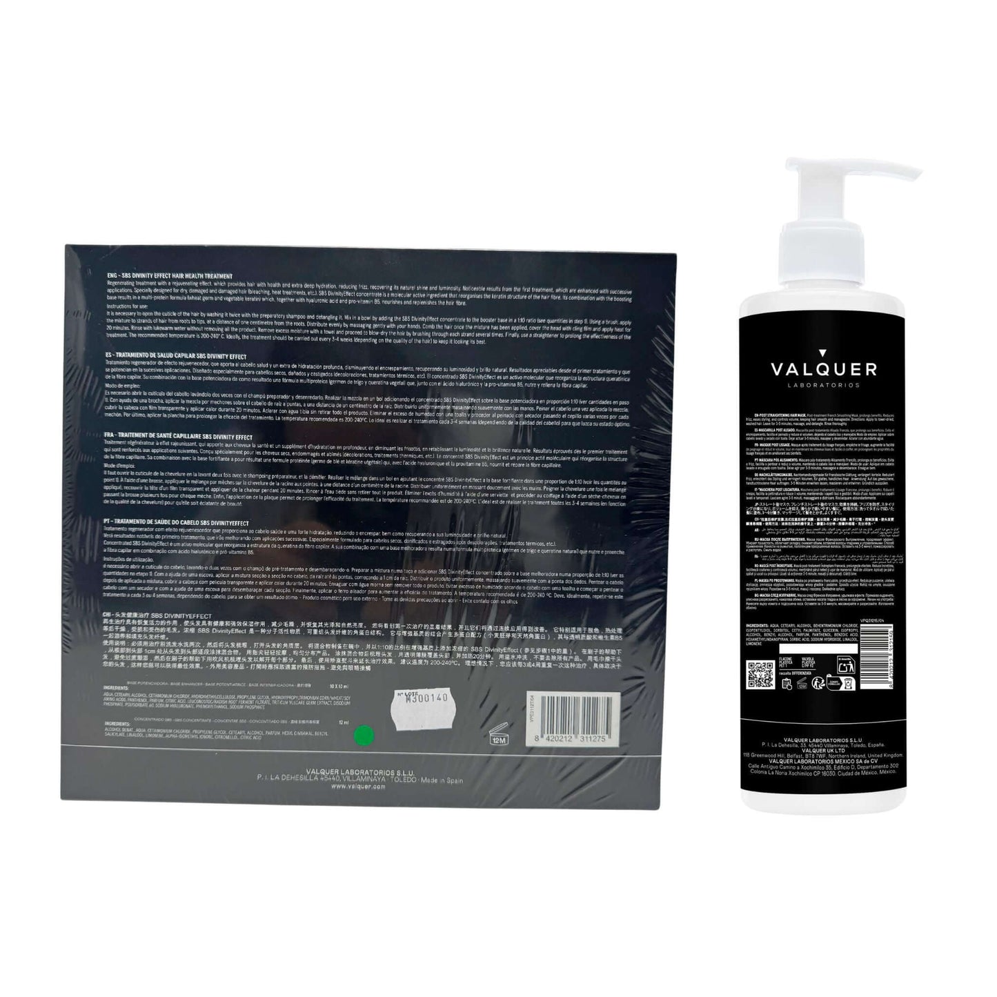 Pack Tratamiento Alisado Francés + Mascarilla Post Alisado Valquer - Kit Profesional Alisado Permanente