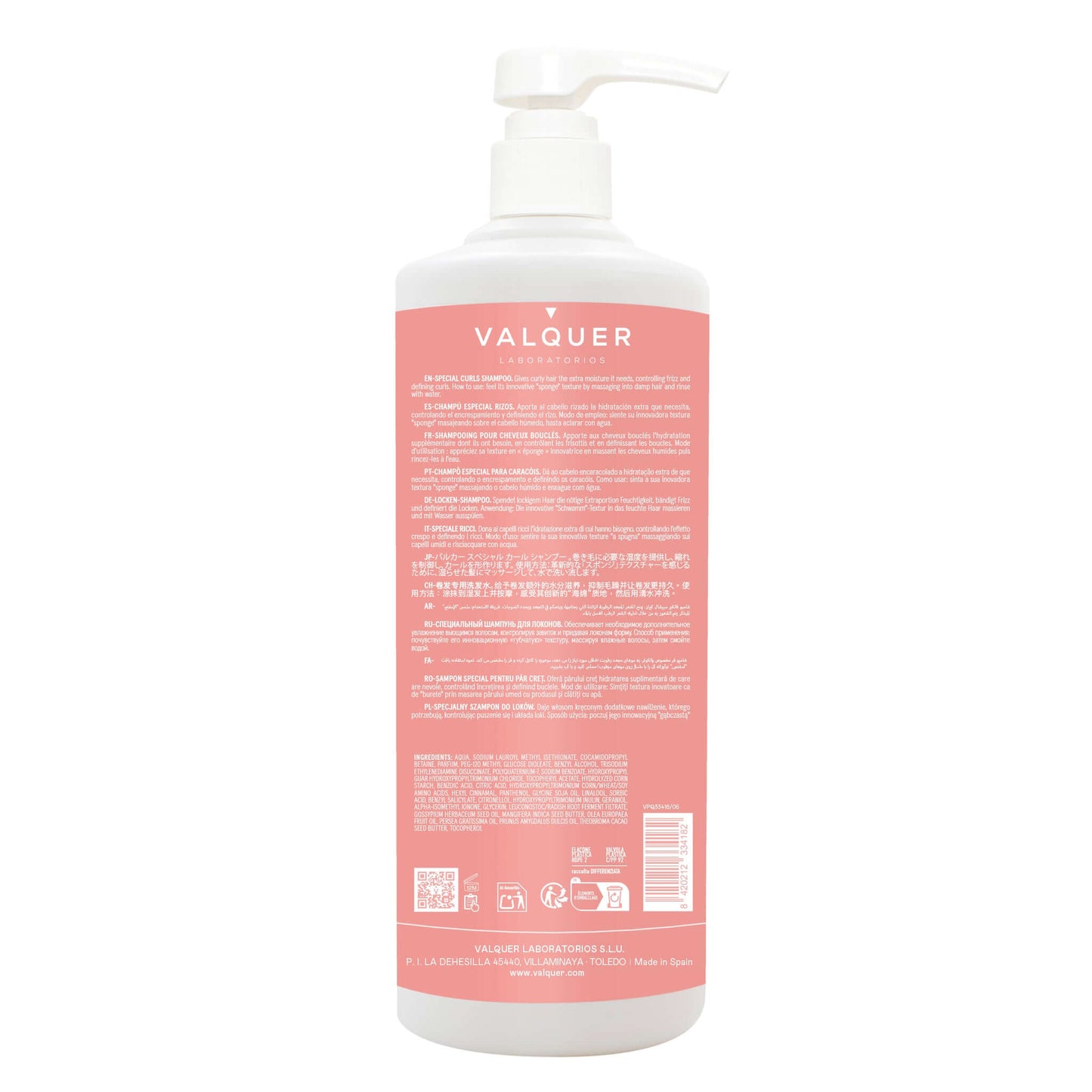 Champú Método Curly 400ml - Pelo Rizado 0% Sin Sulfatos | Valquer®