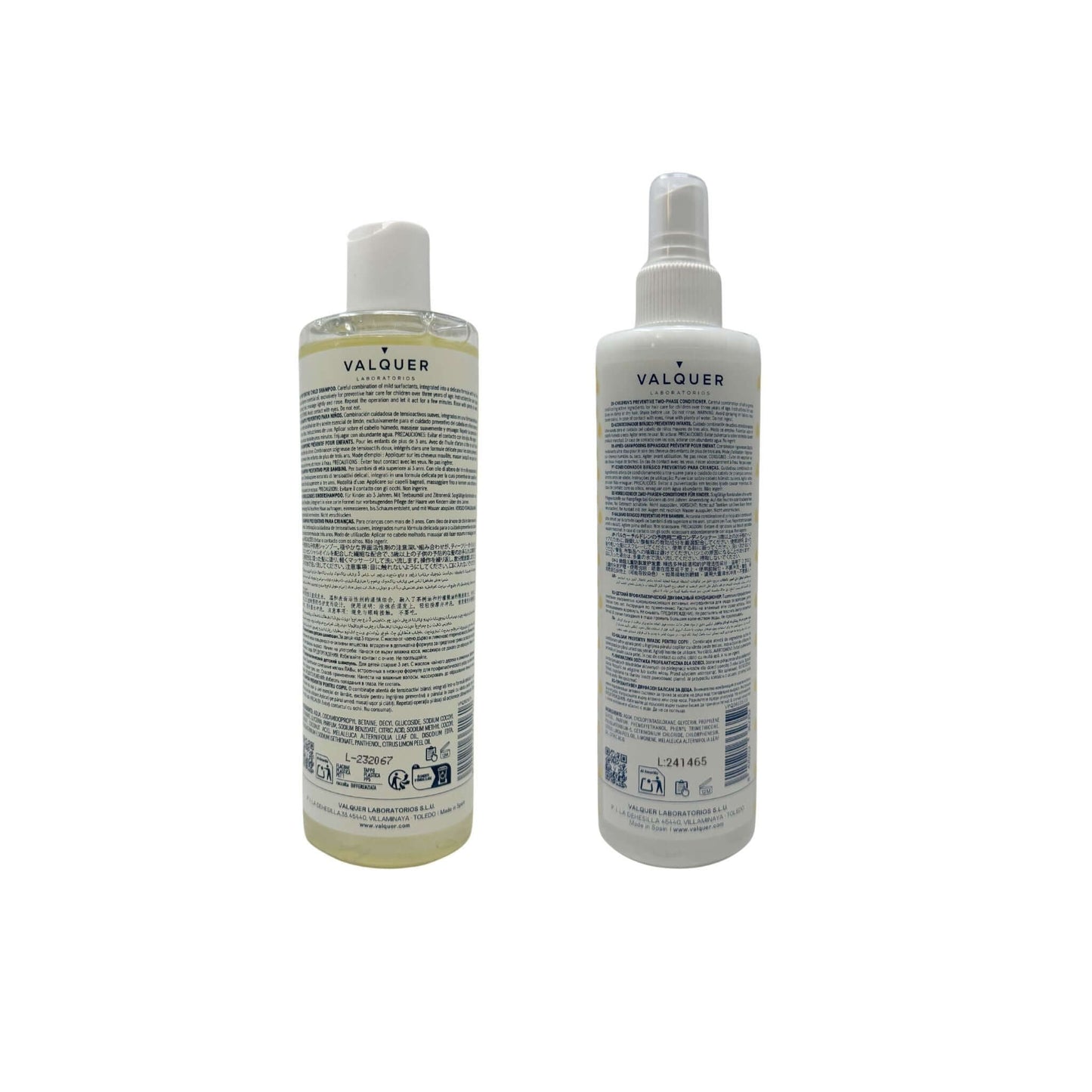 Pack champú y acondicionador bifásico preventivo infantil - 700 ml