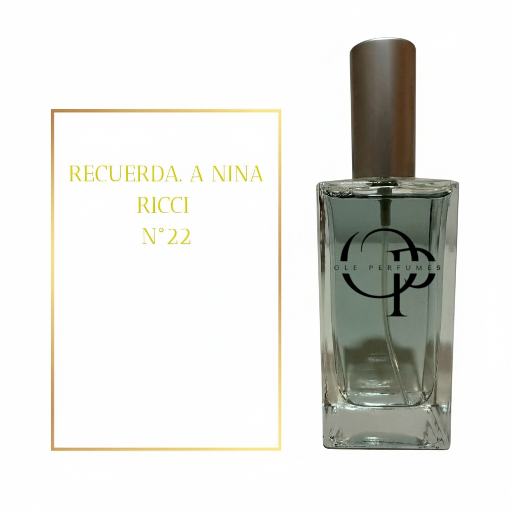 Perfume inspirado en Nina de Nina Ricci con fondo blanco