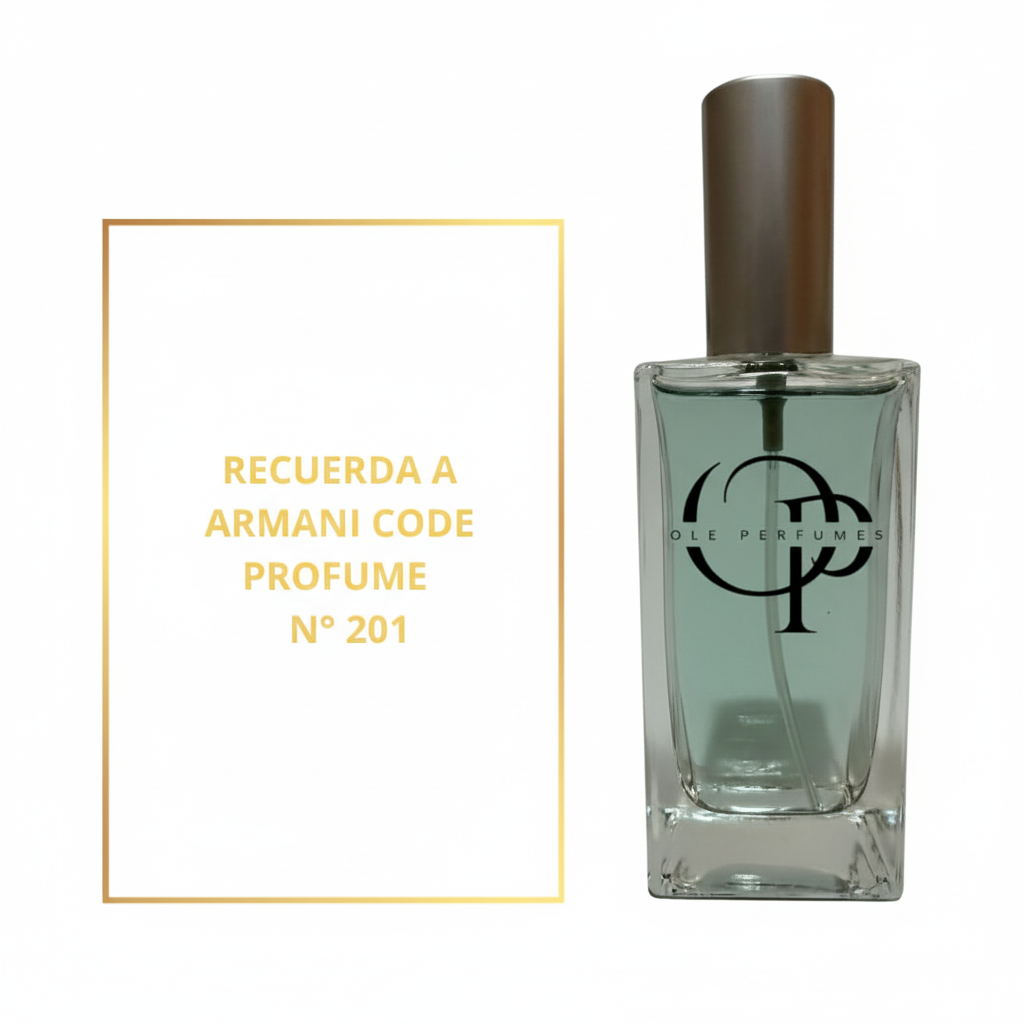 Perfume inspirado en Armani Code Profumo con fondo blanco