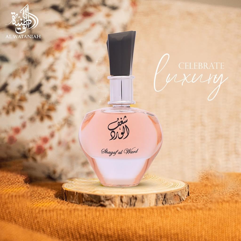 Al Wataniah Shagaf Al Ward agua de perfume para mujer 100 ml