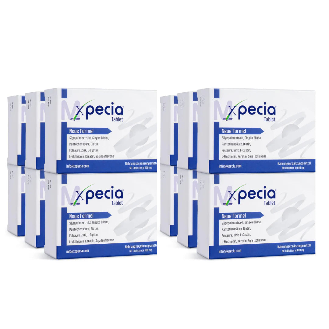 Xpecia Hombre – Complemento alimenticio con vitaminas, minerales y extractos vegetales para el cuidado del cabello