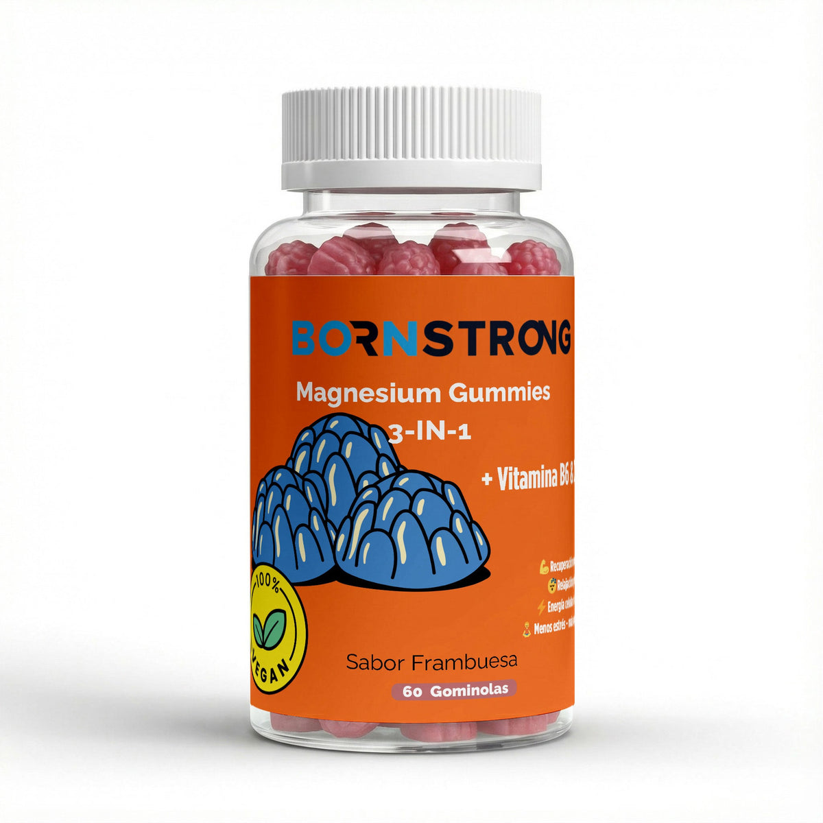 Gominolas de Magnesio + Zinc + Vitamina B6 | 60 unidades