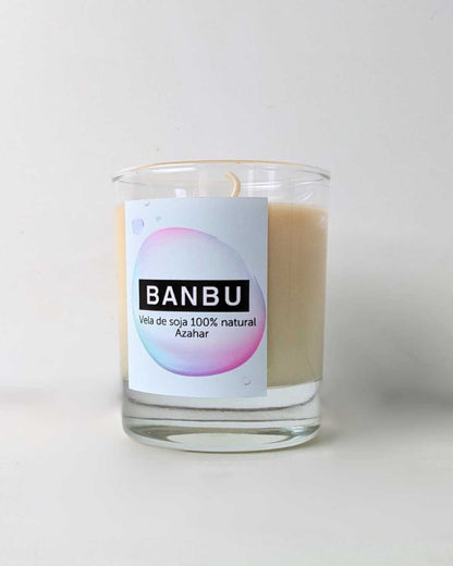 Vela de Soja Natural Aroma Azahar