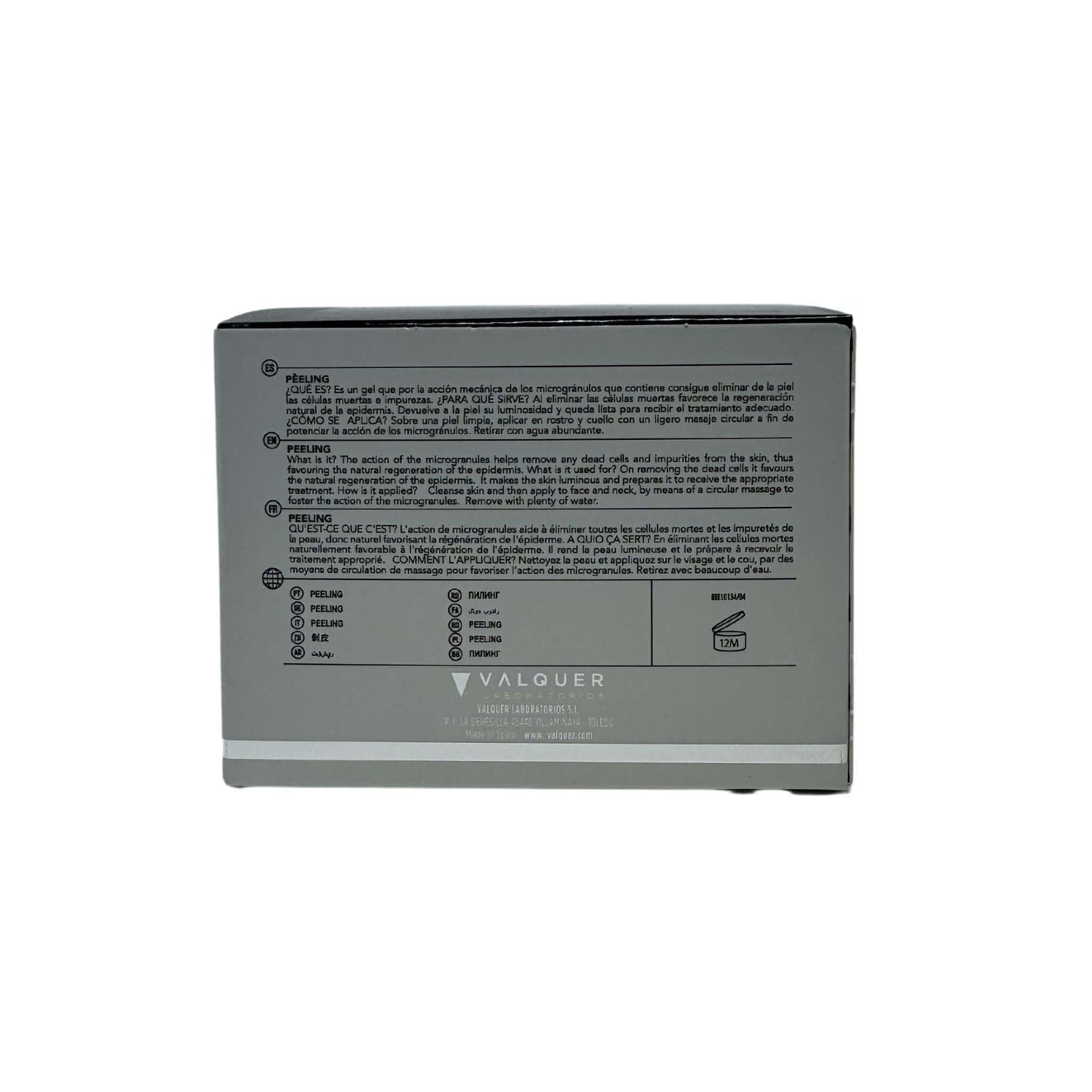 Peeling Facial – Gel Exfoliante Suave con Microgránulos Naturales