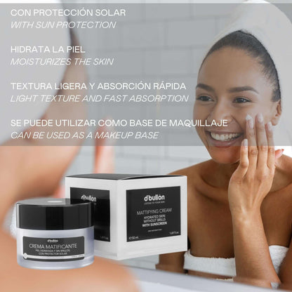Crema facial matificante Pieles grasas - 50 ml