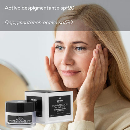 Activo Facial Despigmentante SPF 20 - 50ml | Valquer® Antimanchas Halal