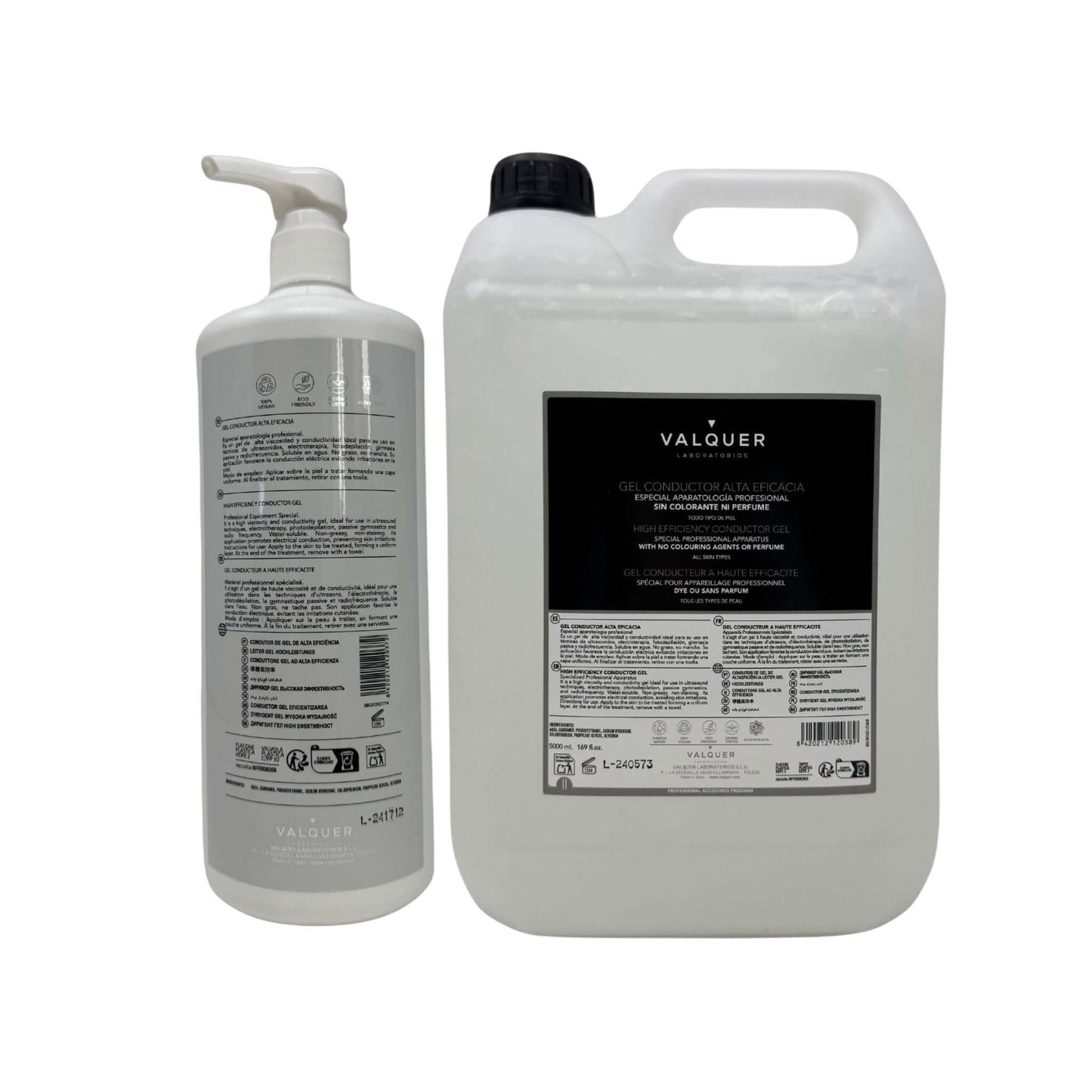 Pack Gel Conductor Facial y Corporal 6000ml Profesional