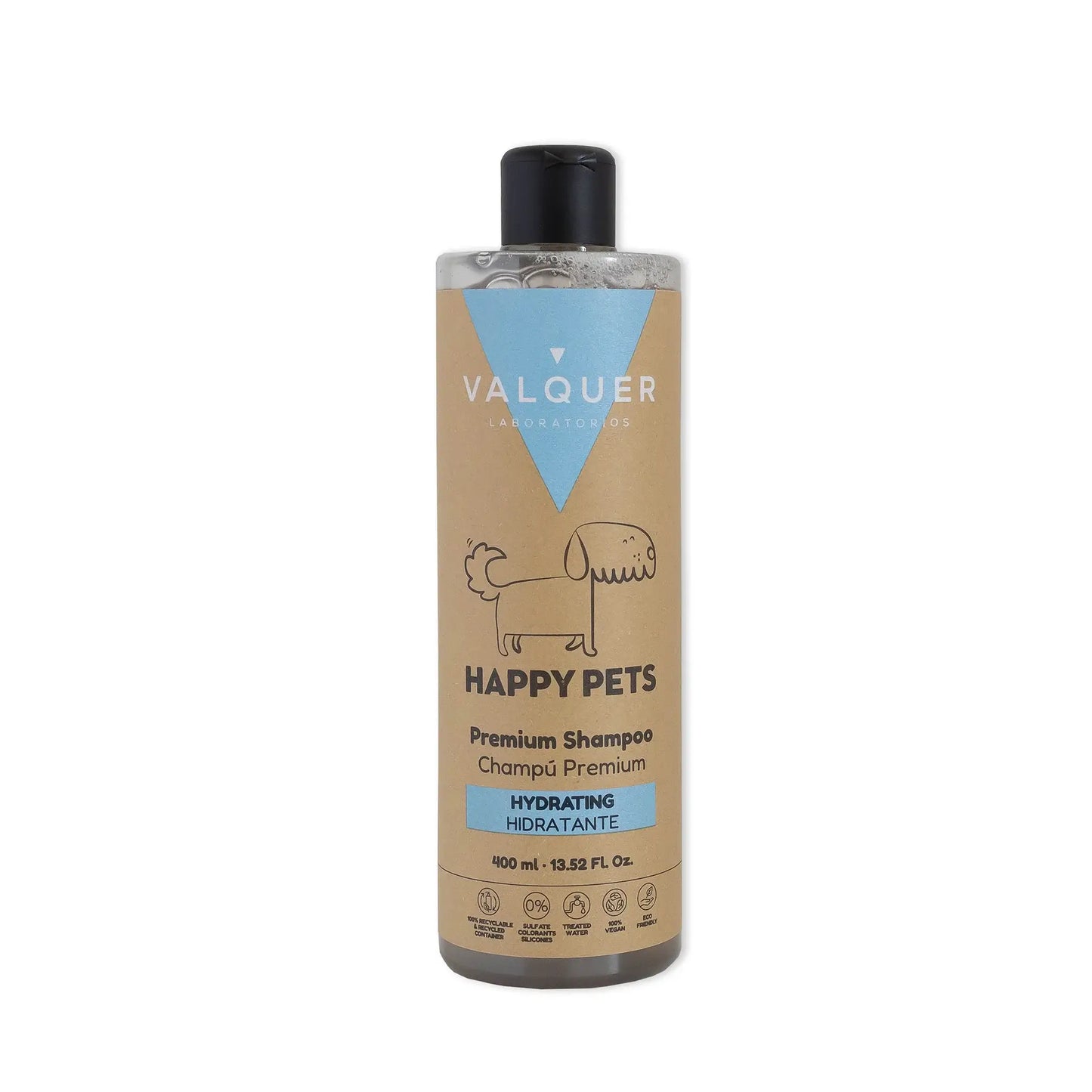 Champú Premium Hidratante Mascotas 400ml - Valquer® | Nutrición Profunda