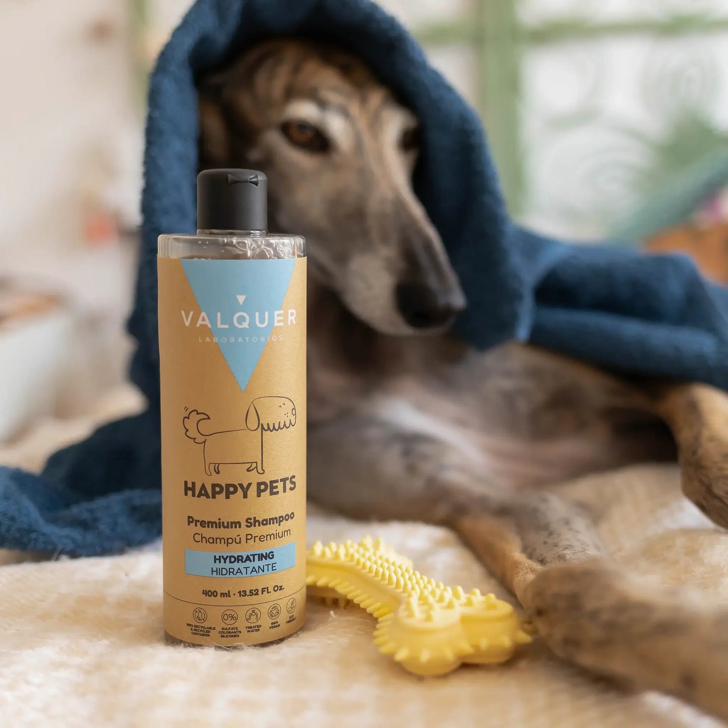 Champú Premium Hidratante Mascotas 400ml - Valquer® | Nutrición Profunda