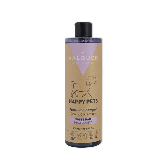 Champú Premium para Mascotas de Pelo Blanco - 400 ml