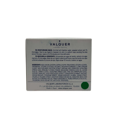 Mascarilla Facial Hidratante 50ml Ácido Hialurónico | Valquer