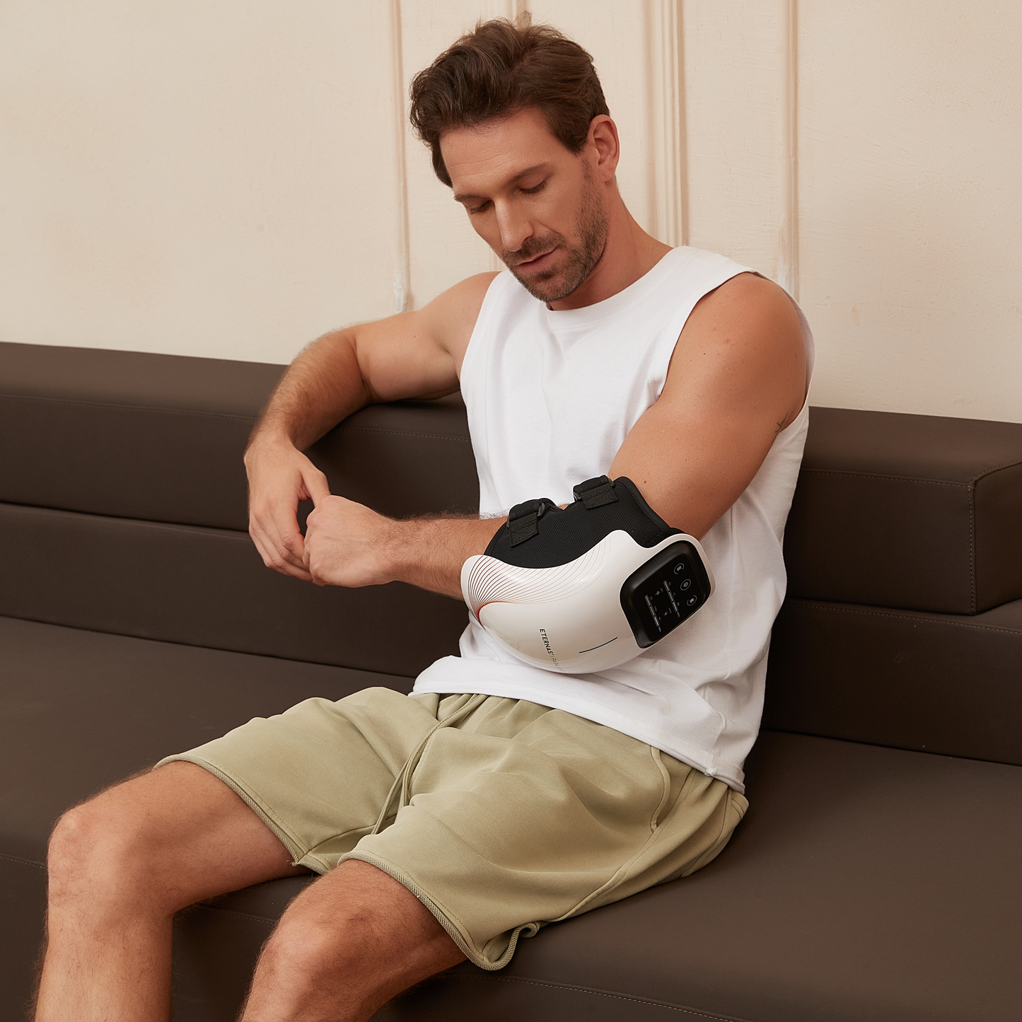 Masajeador de Rodilla Inalámbrico | Alivio del Dolor Articular por Infrarrojos, Calor, Láser y Vibración