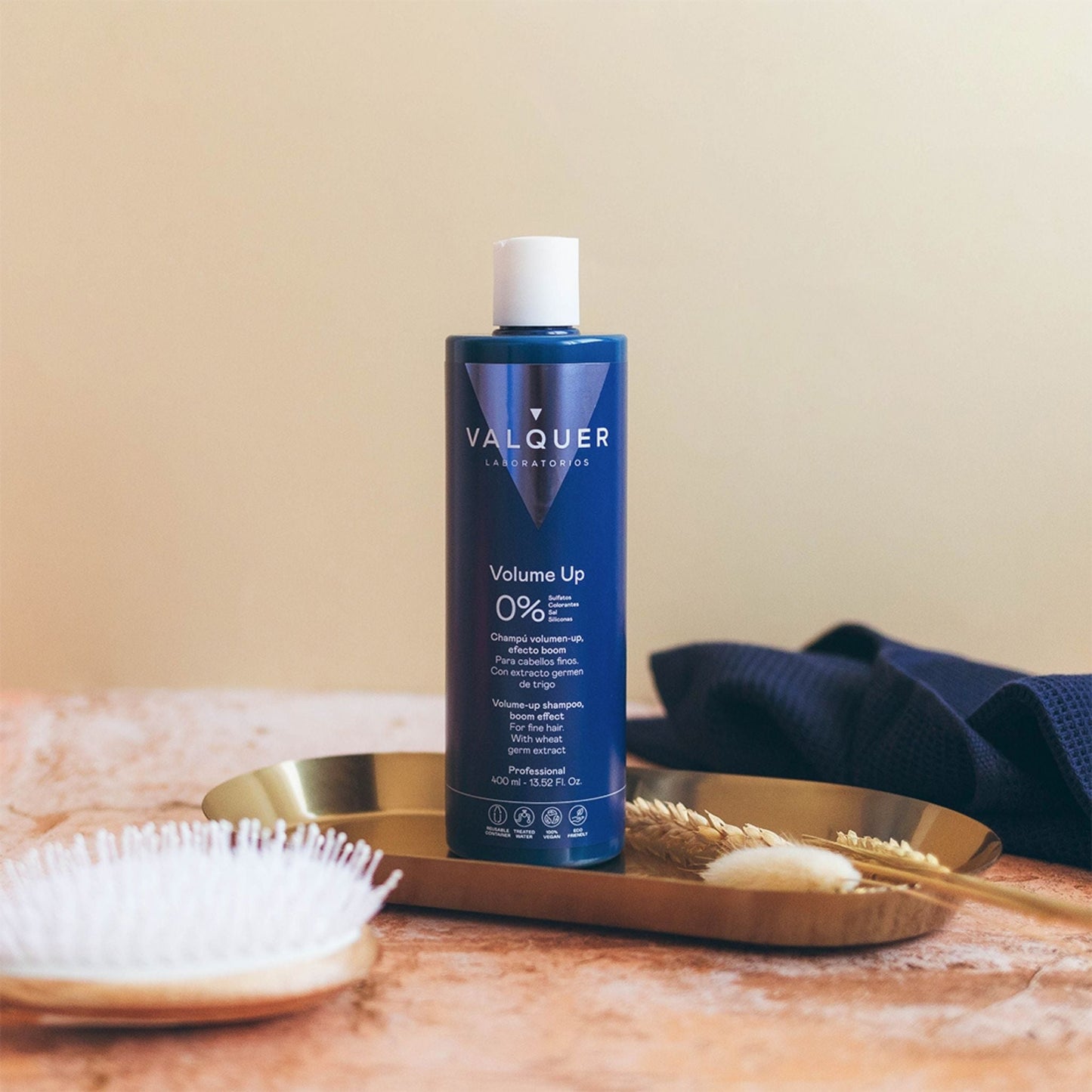 Champú Volumen Cabello Fino 400ml - 0% Sin Sulfatos | Valquer® Densidad