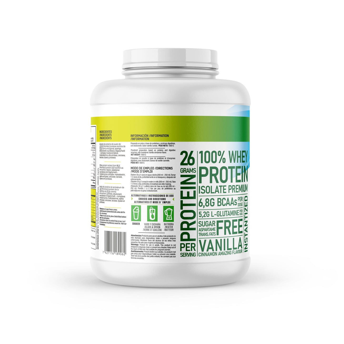 Proteína Isolate EFNE – Sabor Vainilla Cinnamon