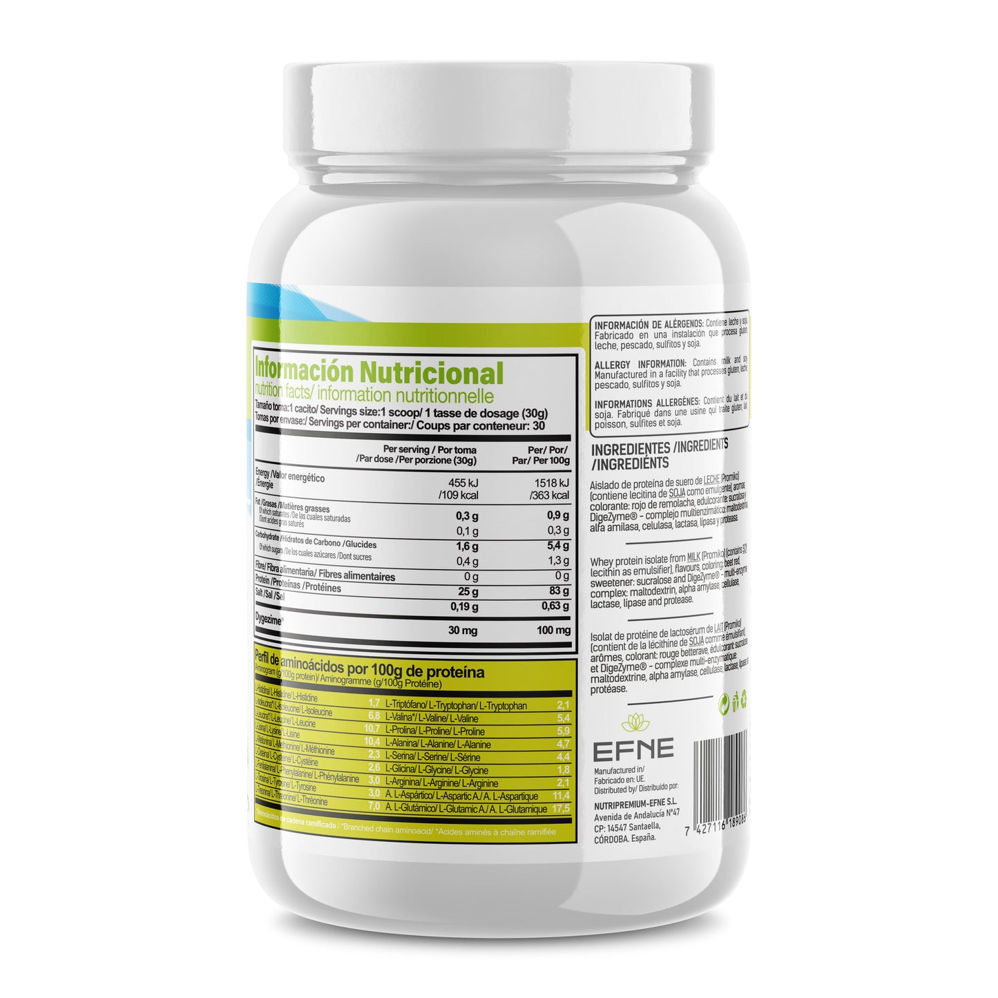 Proteína Isolate EFNE – Strawberry Cheesecake