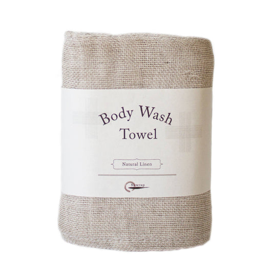 Toallas de baño de alta absorción - Binchotan, lino natural: Lino Natural / 32 x 85 cm