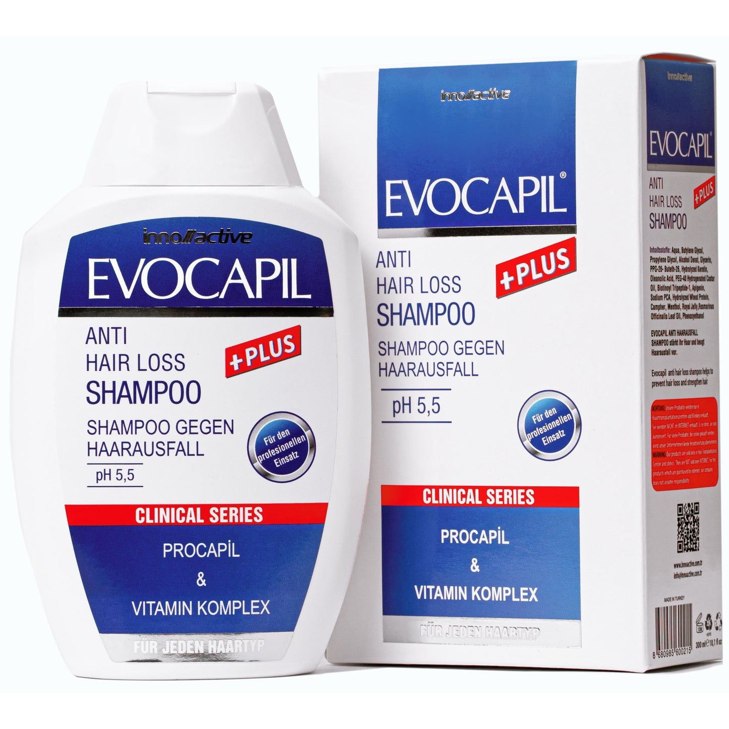 Evocapil Plus Champú Capilar Suave (300 ml) - pH 5.5