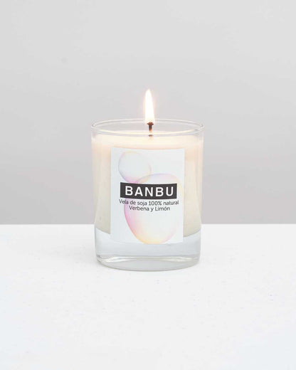 Vela de Soja Natural Aroma Verbena y Limón