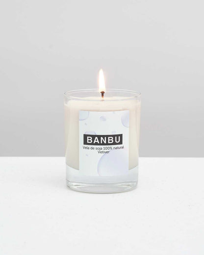 Vela de Soja Natural Aroma Vetiver