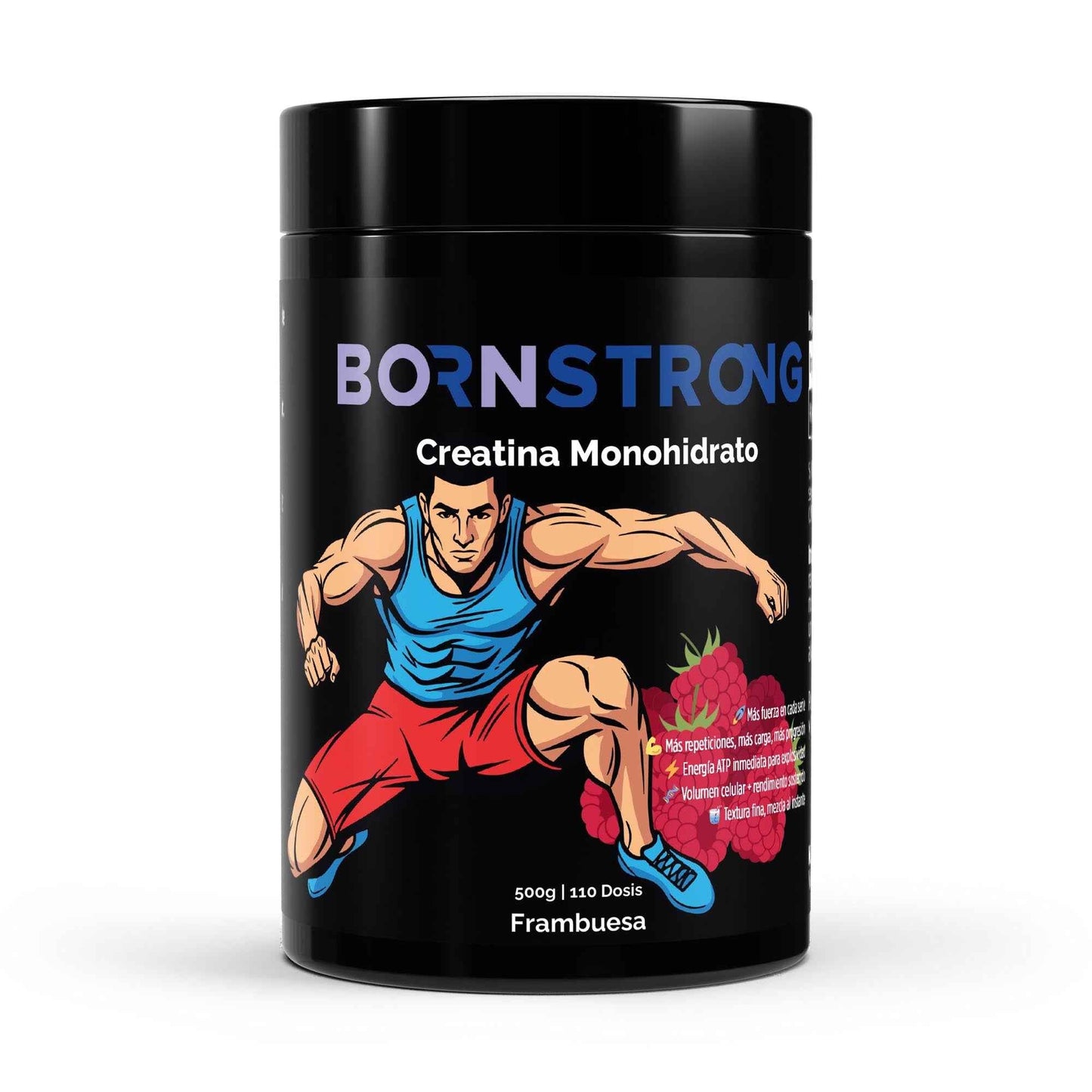 Creatina Monohidrato Frambuesa - 500g