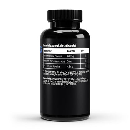 Cúrcuma + Piperina • Antinflamación Natural • Digestión Fluida • Defensas Activas