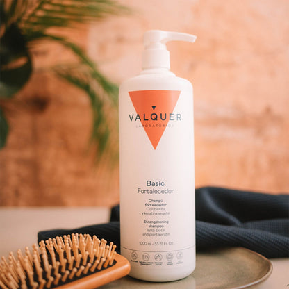 Champú Fortalecedor 1L - Biotina Keratina Aloe Vera | Valquer® Vegano