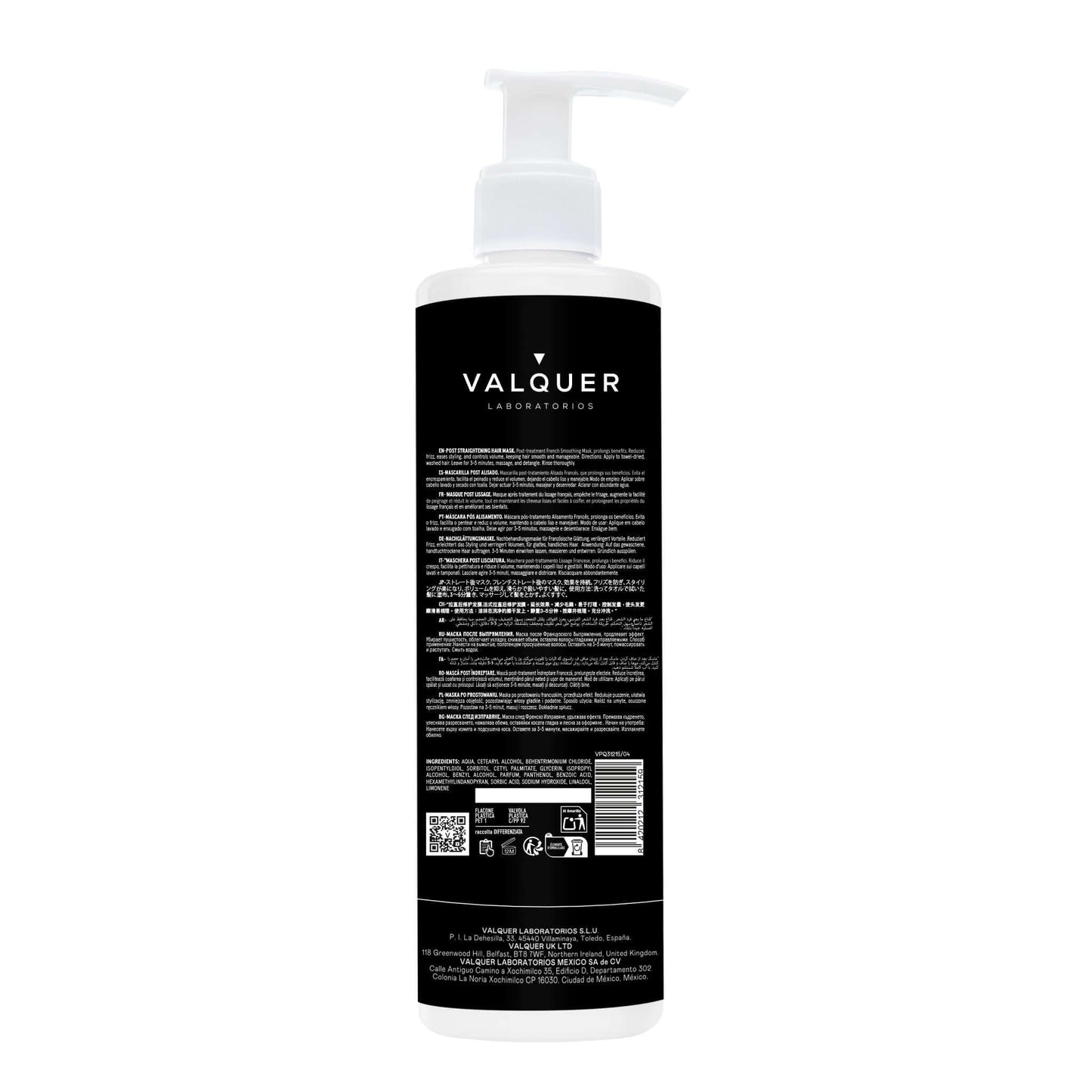 Mascarilla capilar post alisado francés - 275 ml