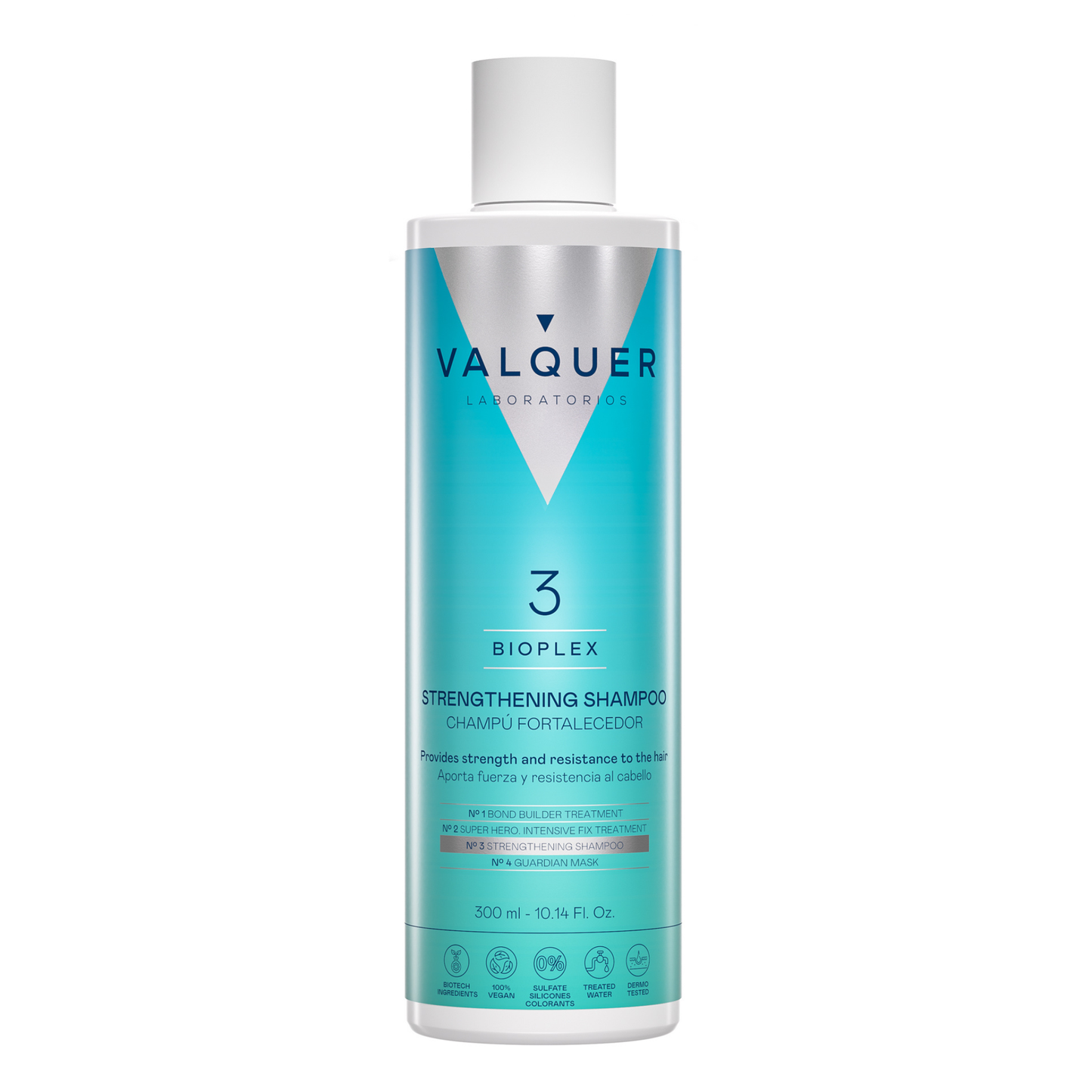 Bioplex Nº 3 Champú Fortalecedor 300ml - Valquer® | Reconstrucción Capilar
