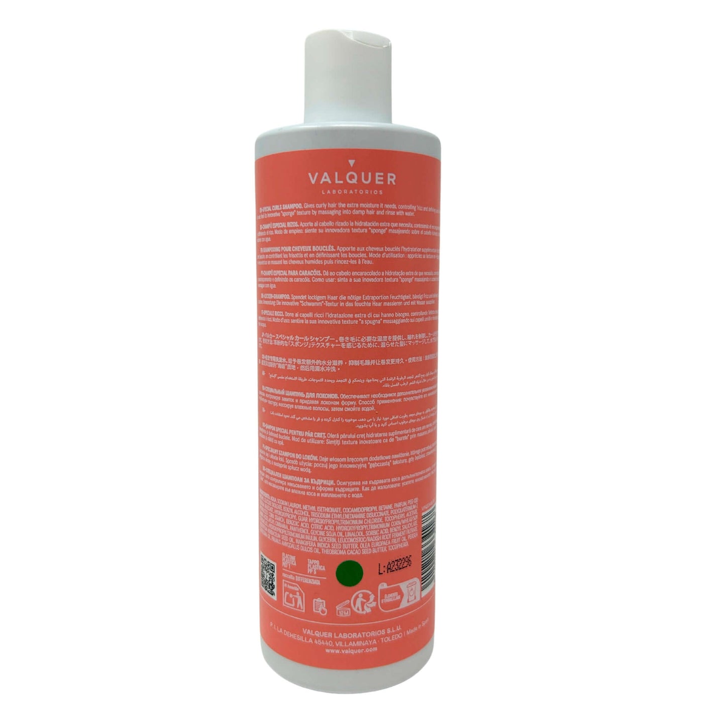 Champú Método Curly 400ml - Pelo Rizado 0% Sin Sulfatos | Valquer®