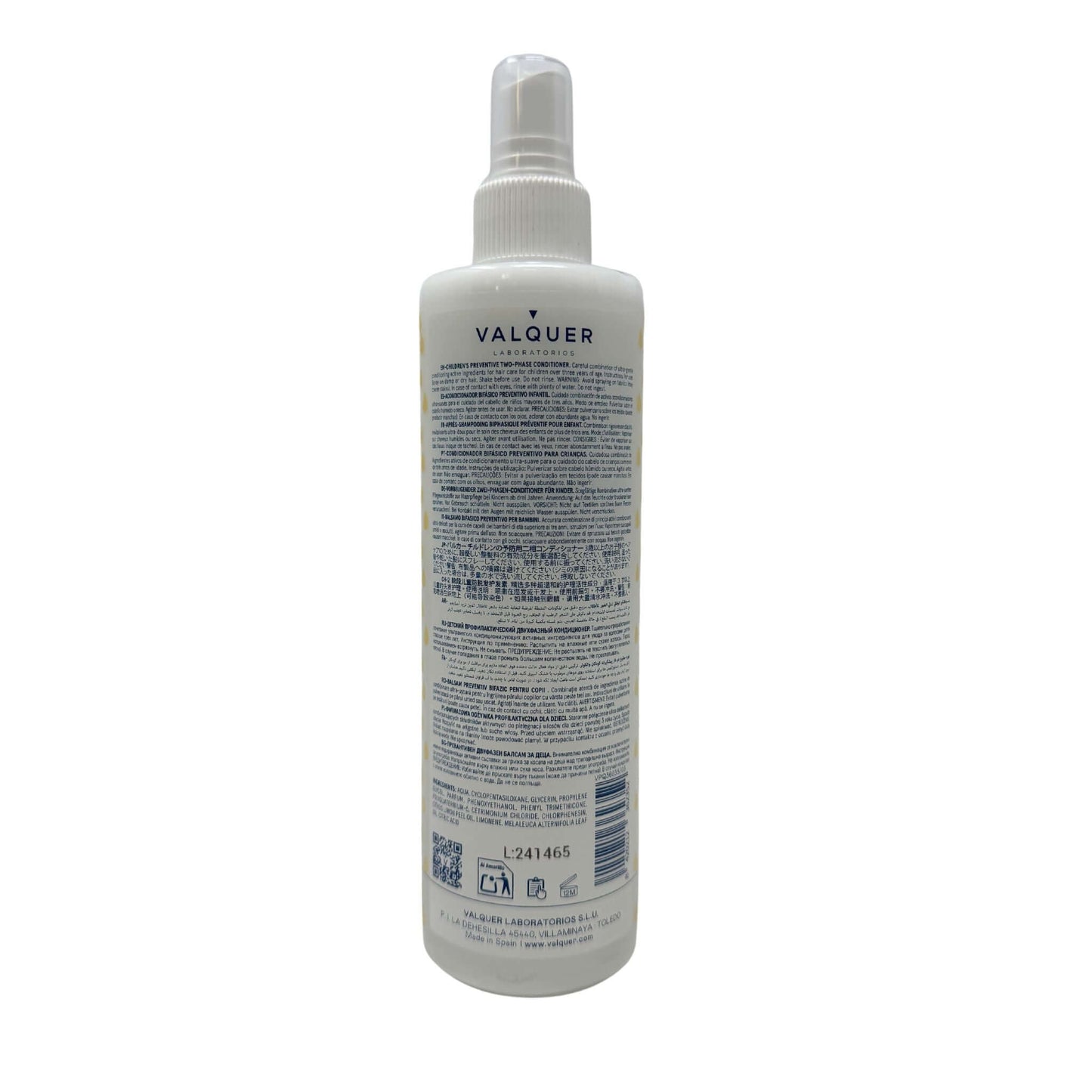 Acondicionador Bifásico Preventivo Infantil 300ml - Valquer® | Sin Aclarado Niños