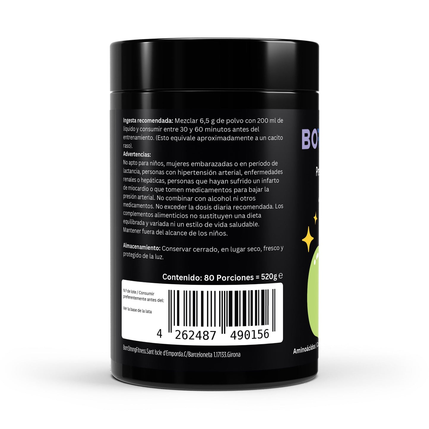 Pre-Entreno Booster Manzana • PUMP • Energía + Focus