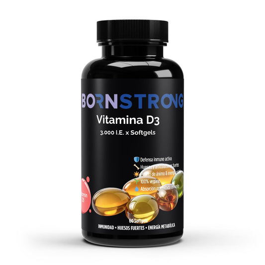 Vitamina D3 • Inmunidad • Huesos Fuertes • Energía Metabólica