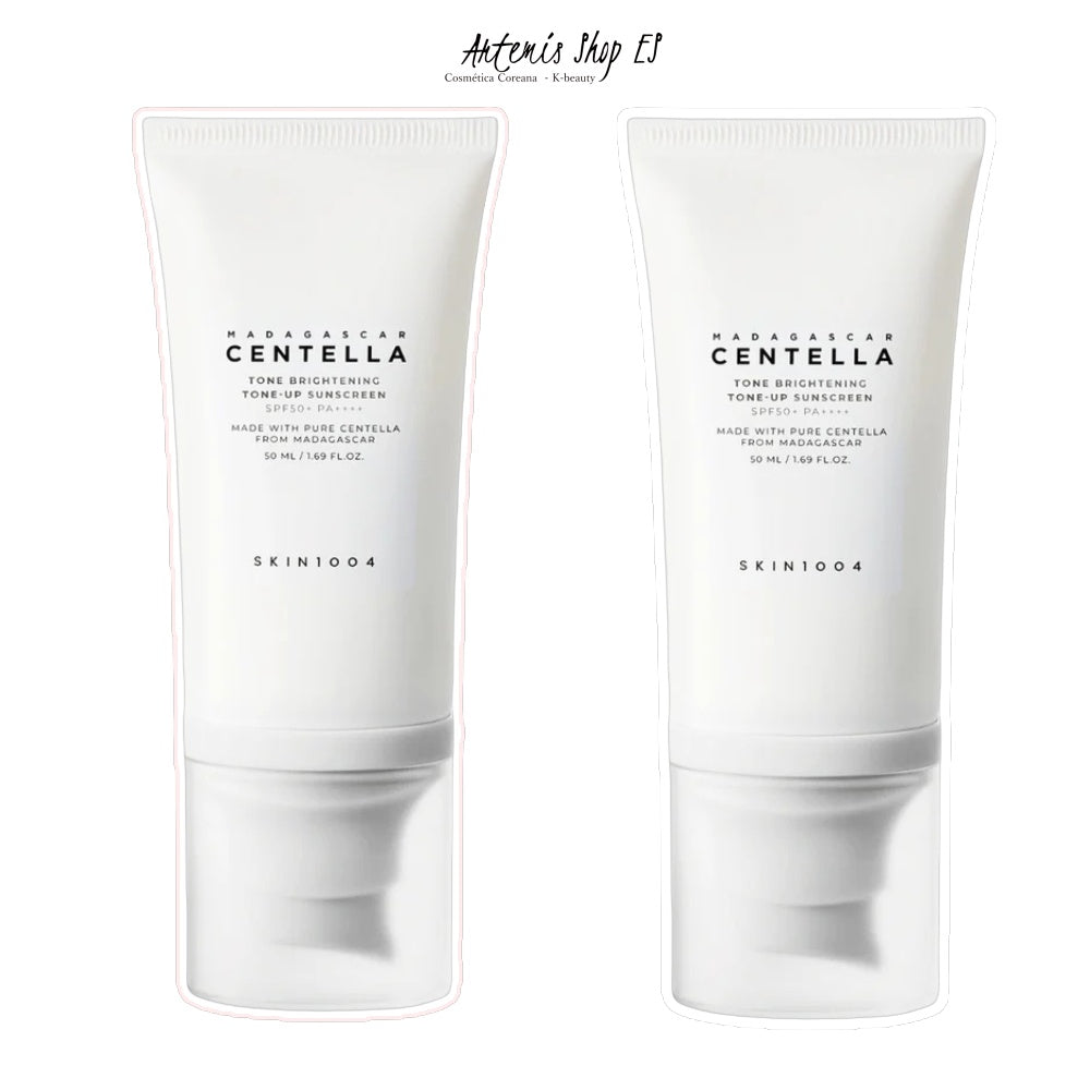 ☀️ SKIN1004 – Madagascar Centella Tone-Up Sunscreen SPF50+ PA++++ | Protector Solar Iluminador