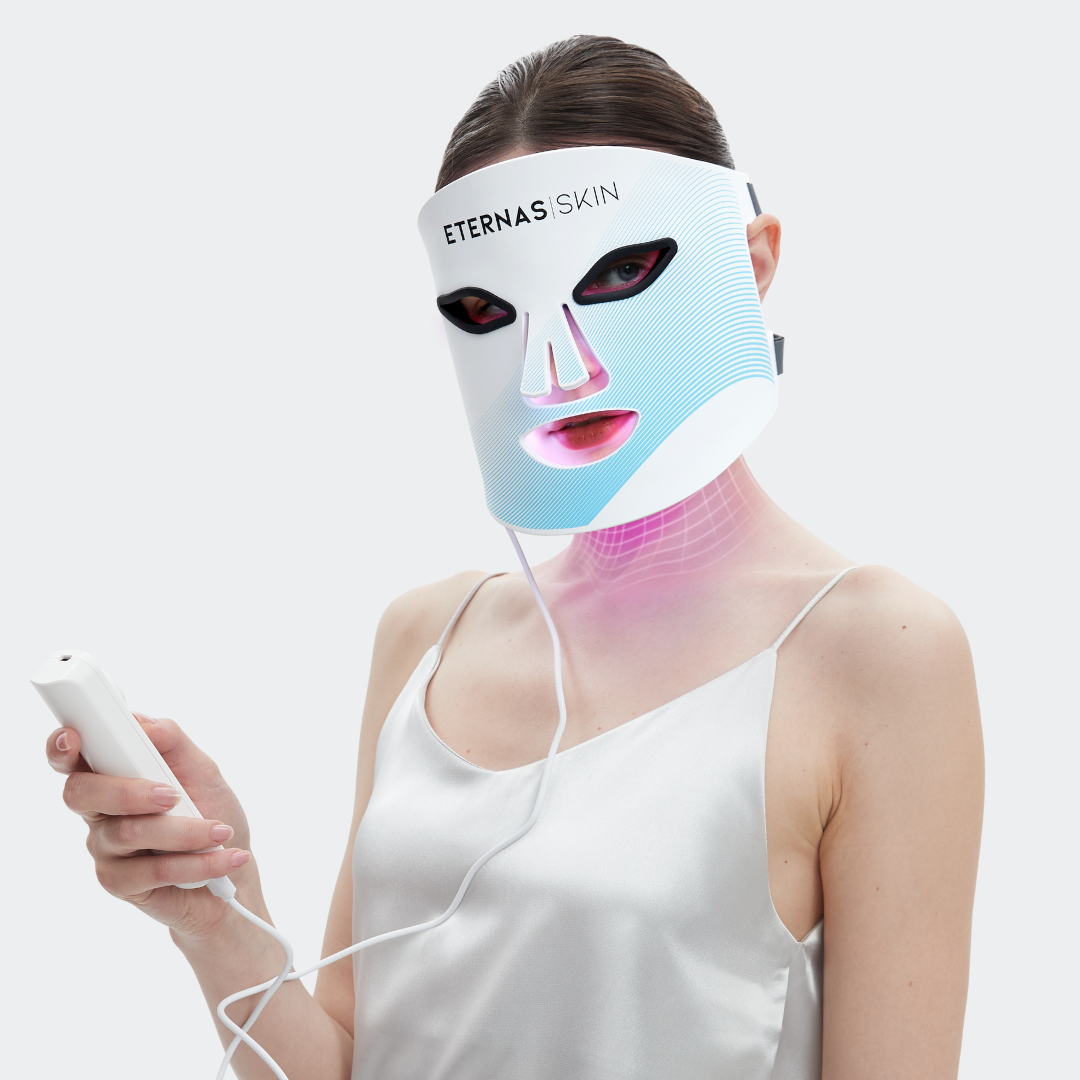 Kit Completo de Máscaras LED Infrarrojas 850nm – Silicona Médica para Rostro, Cuello y Escote