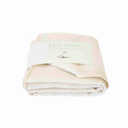 Toallas faciales de alta absorción - Orgánicas: Marrón / 35cmx35cm