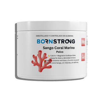 Polvo de Coral Marino Sango • Calcio • Magnesio Natural • Equilibrio Óseo