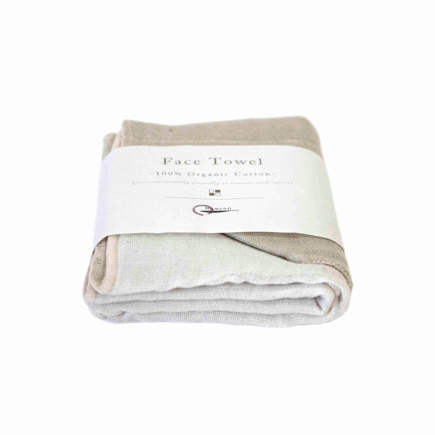 Toallas faciales de alta absorción - Orgánicas: Marfil / 35cmx35cm