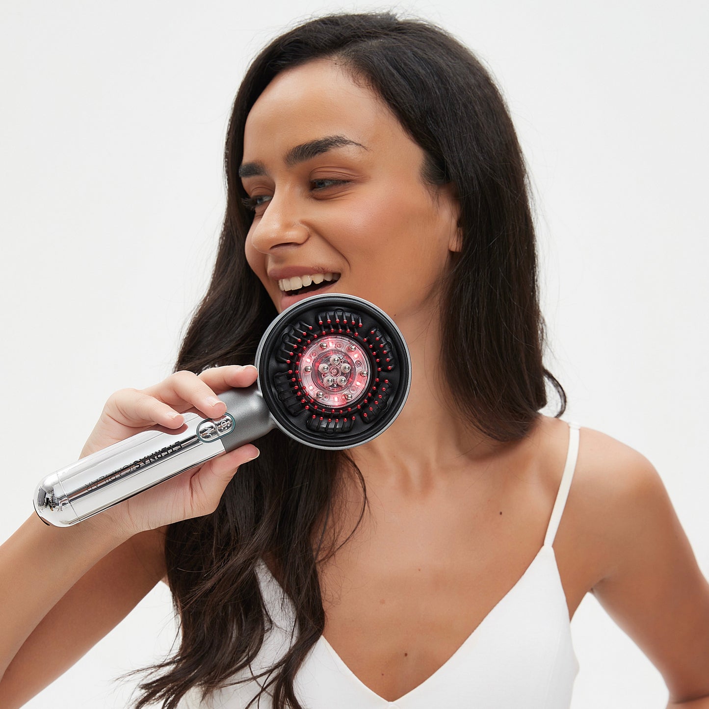 Peine Anticaída Capilar LED Infrarroja Microcorriente - Eternas | Crecimiento Capilar