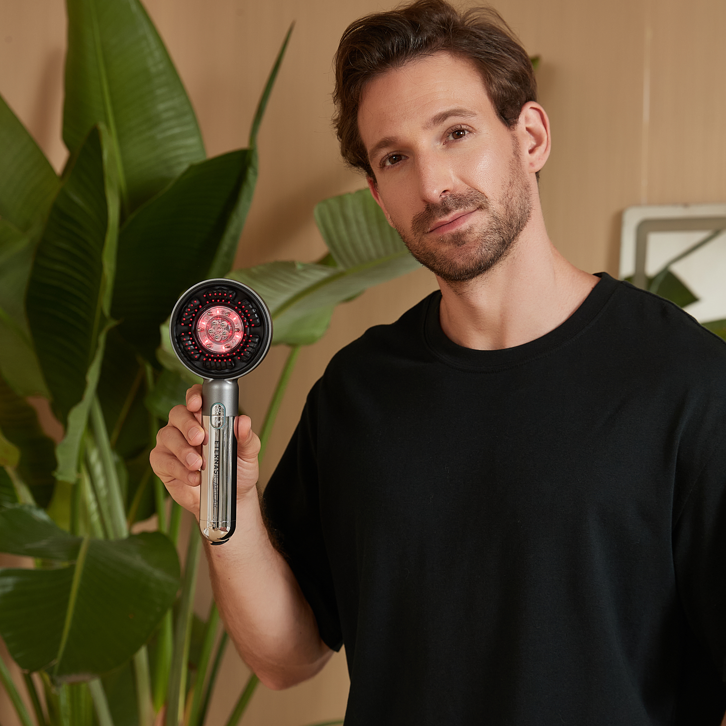 Peine Anticaída Capilar LED Infrarroja Microcorriente - Eternas | Crecimiento Capilar