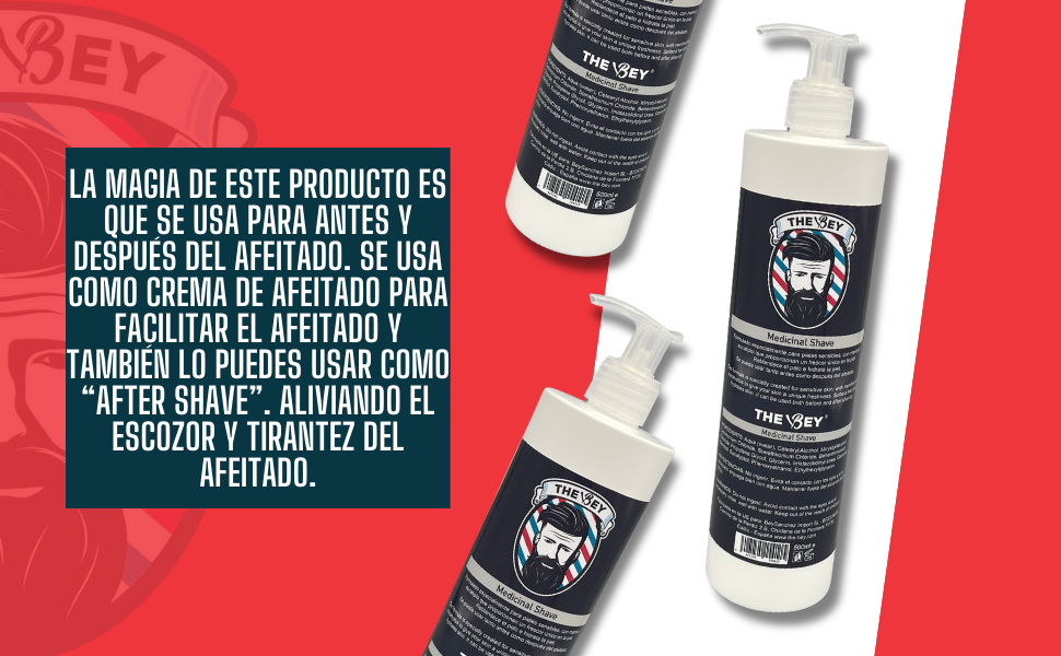 The Bey – Loción de Afeitado Suave Antes y Después del Rasurado