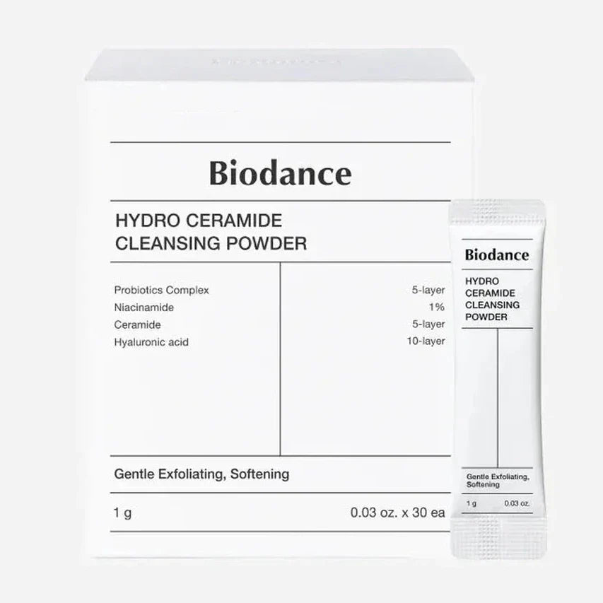 Biodance - Hydro Ceramide Cleansing Powder - Moisturizing Enzymatic Powder - 30pcsx1g