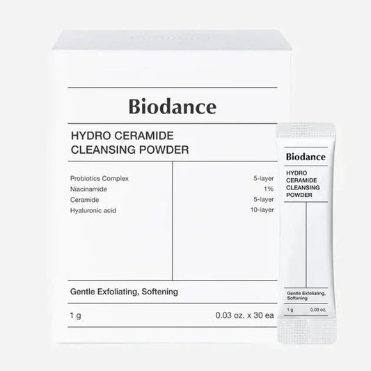 Biodance - Hydro Ceramide Cleansing Powder - Moisturizing Enzymatic Powder - 30pcsx1g