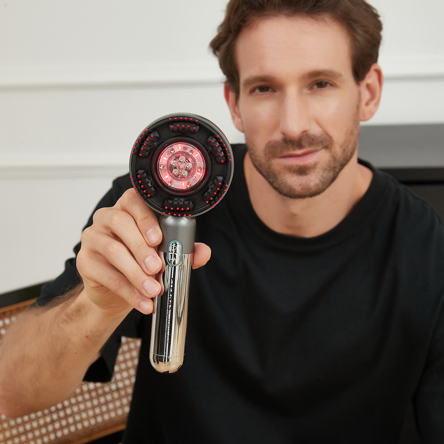 Peine Anticaída Capilar LED Infrarroja Microcorriente - Eternas | Crecimiento Capilar