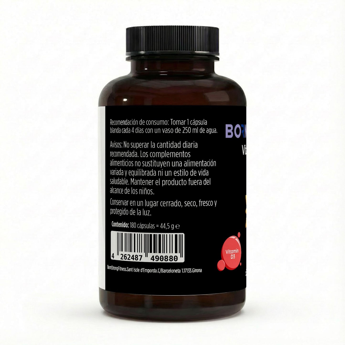 Vitamina D3 4,000 IU - 180 Softgels