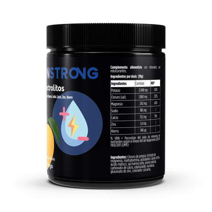 Electrolito Tropical Mango • Sales Minerales • Polvo 300 g