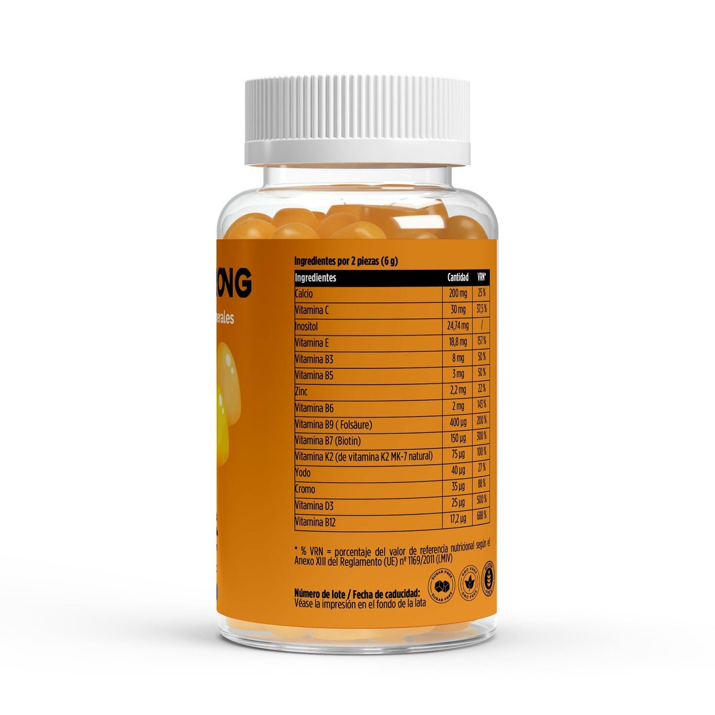 Gominolas Multivitaminas + Minerales - 60 pcs.